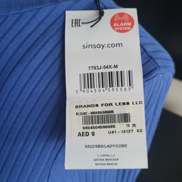 ❤️Blue crop sweater-medium - Picture 5 of 6